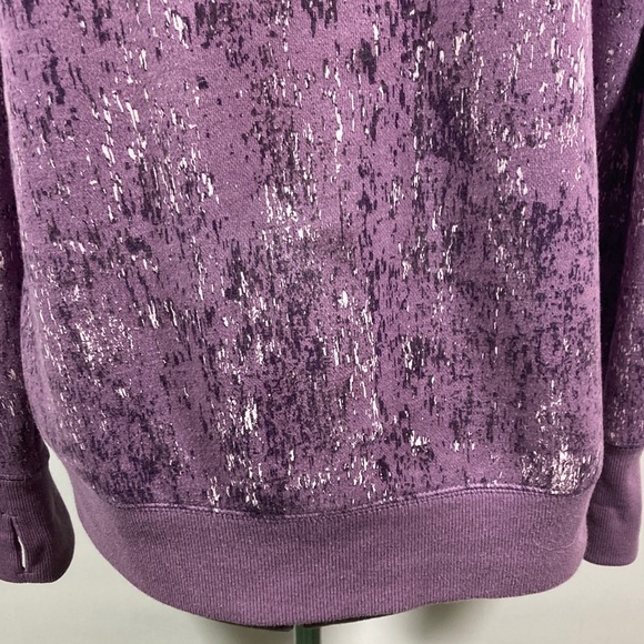 Tek Gear Fleece Pull Over Women Size Large Soft Cozy Lavender Thumb Holes - Picture 3 of 8